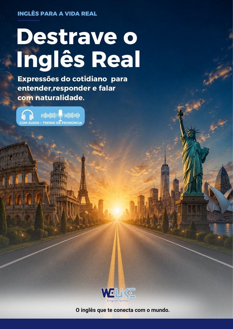 Capa do guia Destrave o Inglês Real